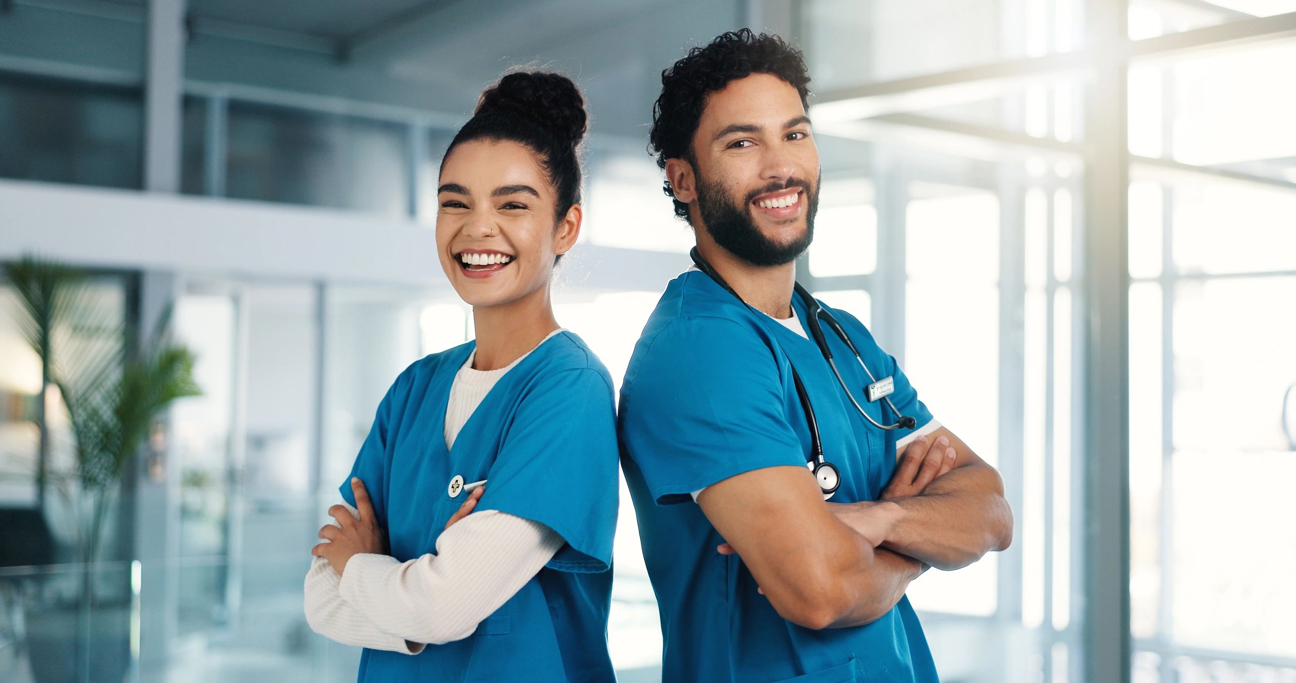 friendly healthcare team